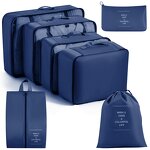 Travel Organizer Manufacturer - OEM Custom 7pcs Set Zippered Bag