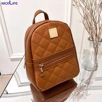 Rucksack Manufacturer - OEM Black PU Stone Leather Backpack