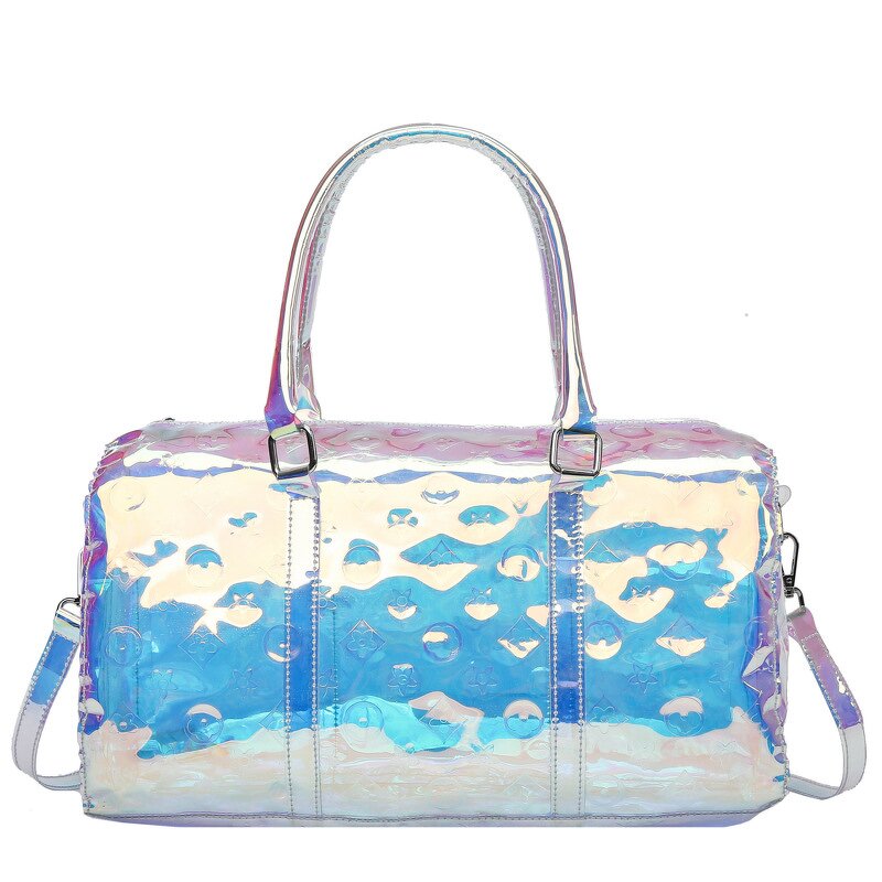 Transparent Duffel Supplier - OEM Women's Holographic PVC Bag