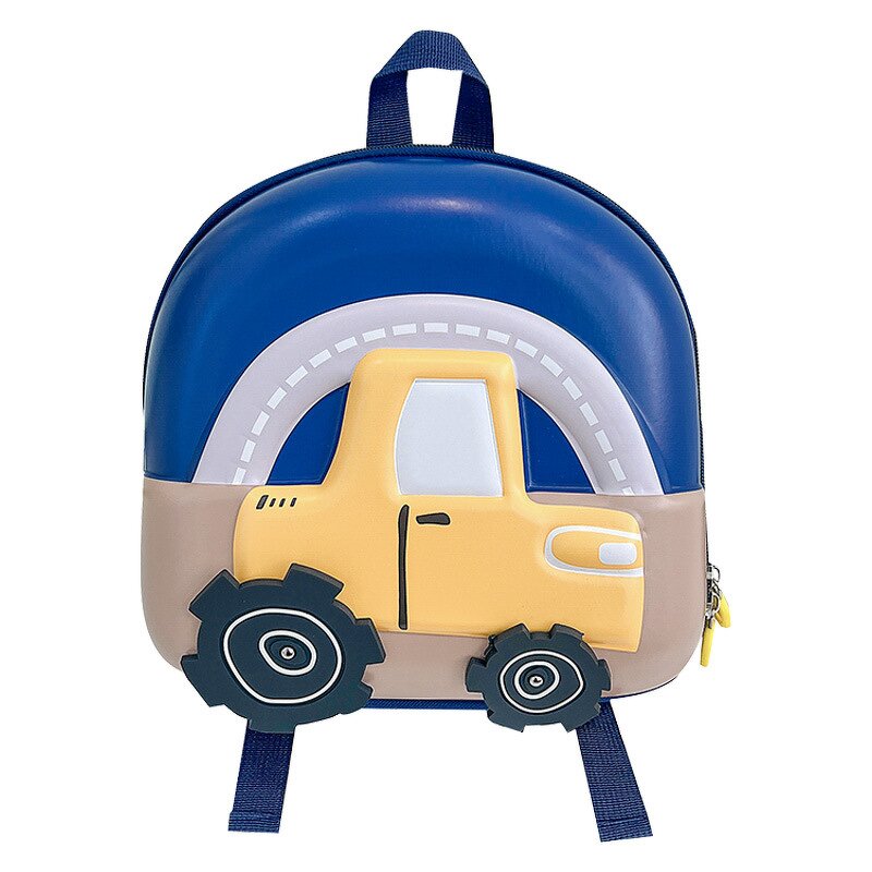 Hardshell Backpack Supplier - OEM Cute Cartoon Car USB Backpack