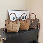 Bucket Bag Supplier - OEM Women's Retro Printed Shoulder Bag