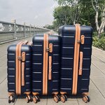 Luggage Set Manufacturer - OEM Orange Hardside Spinner Wheels