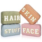 Makeup Pouch Manufacturer - OEM Nylon Chenille Letter Patch