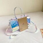 Transparent Duffel Supplier - OEM Women's Holographic PVC Bag