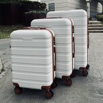 Luggage Set Manufacturer - OEM Orange Hardside Spinner Wheels