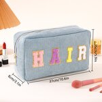 Makeup Pouch Manufacturer - OEM Nylon Chenille Letter Patch