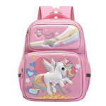 LED Backpack Supplier - OEM 3D Unicorn Kids School Bag