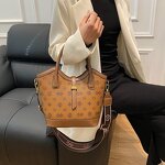 Bucket Bag Supplier - OEM Women's Retro Printed Shoulder Bag