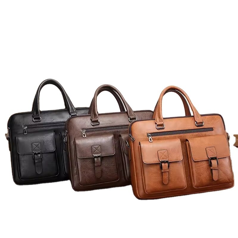 Briefcase Manufacturer - OEM Unisex PU Leather Soft Bag