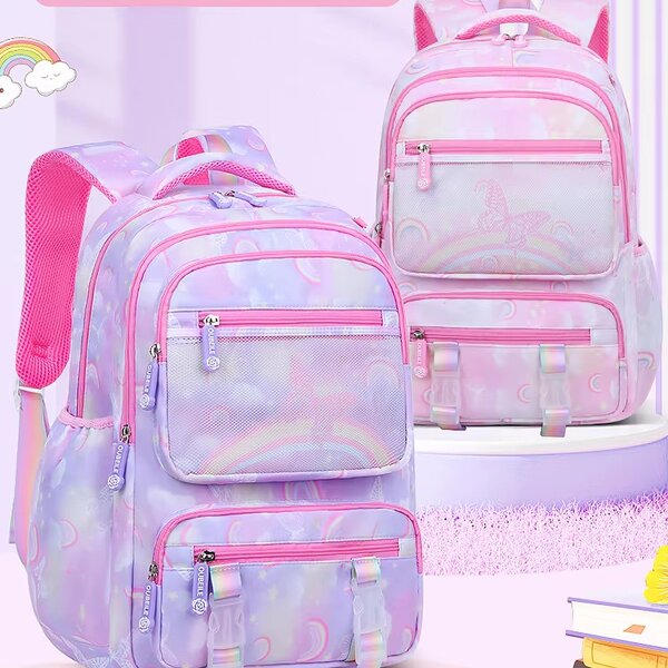 Kids Backpack Factory - OEM Custom Large Capacity Pink Design