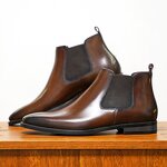 Dress Shoes Manufacturer - OEM Men's Breathable Ankle Boots