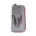 Long Wallet Factory - OEM Women's Pu National Wind Design