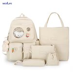 Backpack Set Supplier - OEM 5-Piece Casual School Bag Set