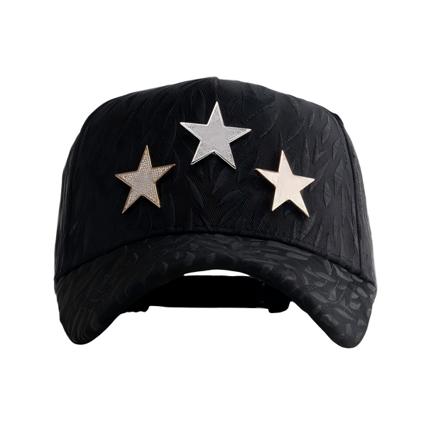 Sports Hat Manufacturer - OEM Star Barbas 5-Panel Puff Printing