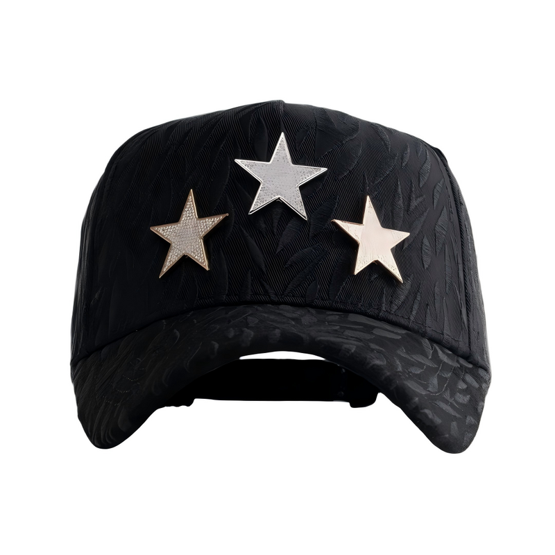 Sports Hat Manufacturer - OEM Star Barbas 5-Panel Puff Printing