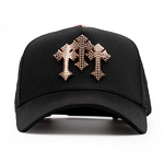 Baseball Cap Manufacturer - OEM Luxury Gold Wide Brim Suede