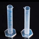 Graduated Cylinder Factory - 500ml Plastic with Blue Markings