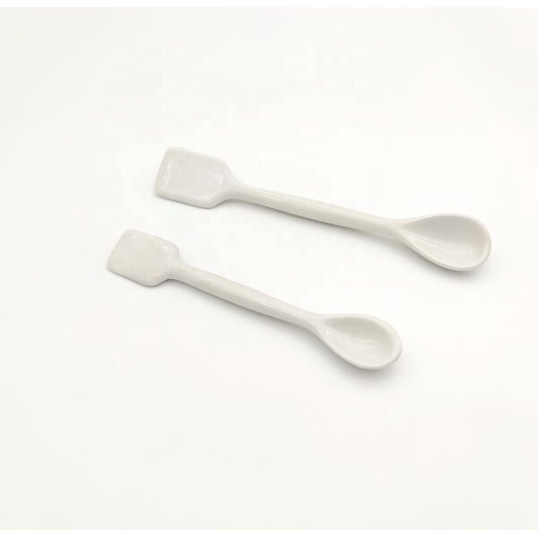 Ceramic Spatula Factory - 140mm Length with Spoon End Lab