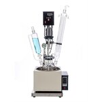 Glass Reactor Kettle Manufacturer - 30L Single-Layer for Distillation