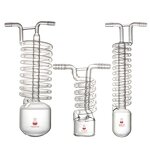 Serpentine Condenser Factory - 85mm High Borosilicate Vacuum Thickened