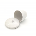 Porcelain Crucible Factory - 50ml with Cover Lid Laboratory Supply