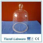 Bell Jar Factory - No.1371 Clear with Knob Top Laboratory