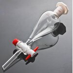 Separatory Funnel Factory - 1000ml Pear-Shape with Glass Stopcock