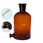 Aspirator Bottle Manufacturer - 2500ml Glass with Bottom Side Arm