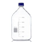 Reagent Bottle Manufacturer - Orange Screw Cap Glass with Scale