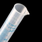 Graduated Cylinder Factory - 500ml Plastic with Blue Markings