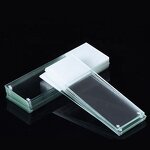 Microscope Cover Slip Factory - 7109 with White Edge Slide Cover