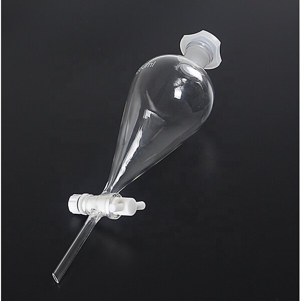 Separatory Funnel Manufacturer - 1000ml Glass with PTFE Stopcock