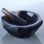 Agate Mortar and Pestle Factory - 90mm Natural for Laboratory