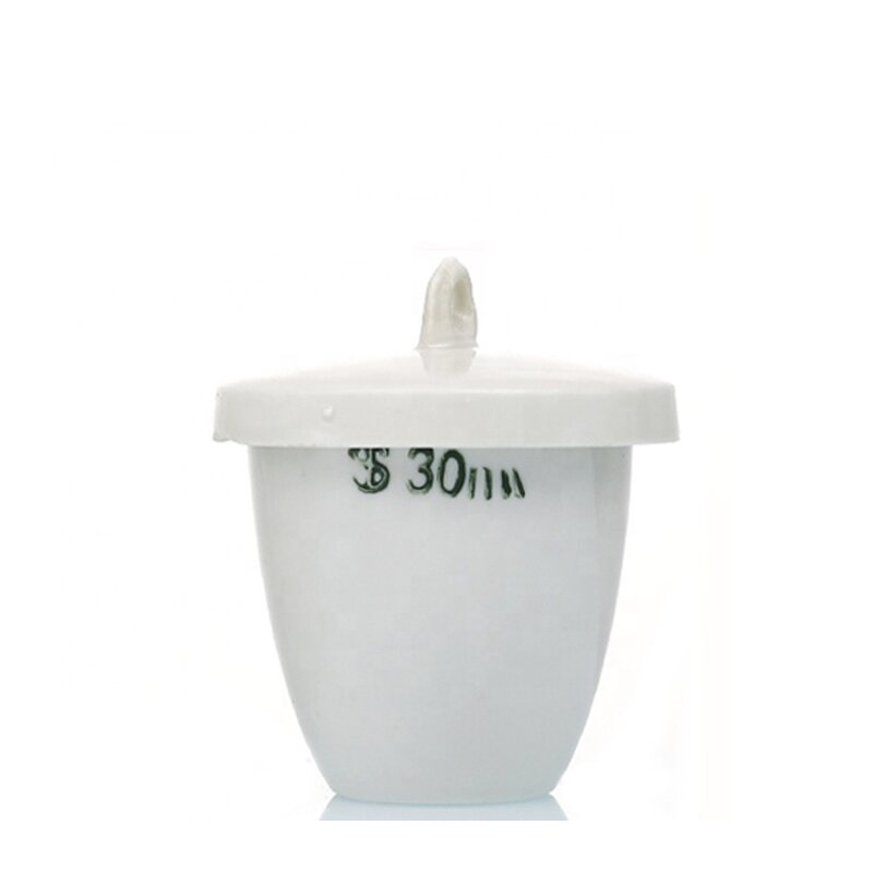Porcelain Crucible Factory - 30ml Chemical with Lid Cover OEM