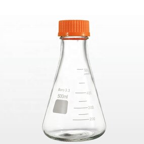 Erlenmeyer Flask Factory - 500ml Borosilicate Glass with Screw Cap