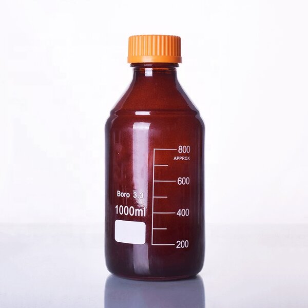 Reagent Bottle Manufacturer - 5000ml Borosilicate Glass GL45 Screw Cap