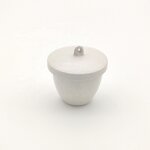 Porcelain Crucible Factory - 50ml with Cover Lid Laboratory Supply