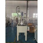 Glass Reactor Kettle Factory - 20L Single-Layer Heating Mixing OEM