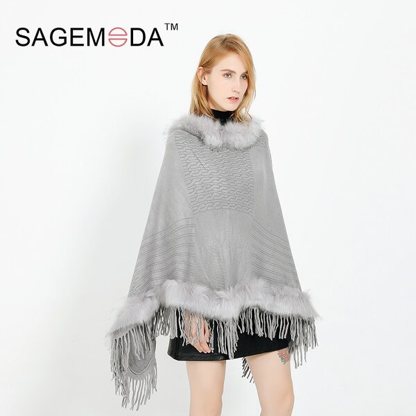 Winter Scarf Supplier - OEM Women Woolen Thickening Faux Fur