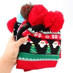 Christmas Hat Manufacturer - OEM Winter New Year LED Knitted