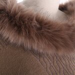 Winter Scarf Supplier - OEM Women Woolen Thickening Faux Fur