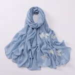 Hijab Factory - OEM Rhinestone Chiffon Pearl Malaysia Tudung