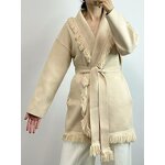 Cardigan Supplier - OEM European American Wool Blend Tassel