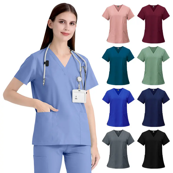 Nursing Scrubs Factory - OEM Custom Athletic Spandex Hospital Uniforms