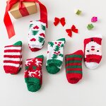 Christmas Socks Supplier - OEM Custom Spandex Jacquard Fuzzy