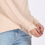 Pullover Sweater Factory - OEM Women's Winter Blue Knitted V-Neck