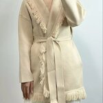 Cardigan Supplier - OEM European American Wool Blend Tassel