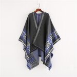 Shawl Cardigan Factory - OEM Women's Sweater Cloak With Tassels