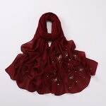 Hijab Factory - OEM Rhinestone Chiffon Pearl Malaysia Tudung