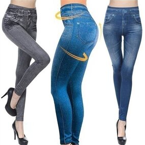 Jeggings Factory - OEM Custom Size Ladies Unlined Jean Leggings